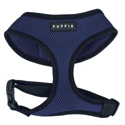 Puppia Soft | Harnais confortable et réglable pour chien | Bleu marine