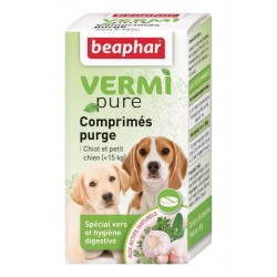 Beaphar VermiPure | 50 Comprimés vermifuge chien - 15 kg aux plantes