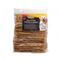 Bubimex | Sticks torsadés 100% peau de buffle – Friandise pour chien et chiot – Sachet de 100