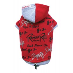 Doggy Dolly | Sweat à capuche pour bouledogue et carlin | Rouge