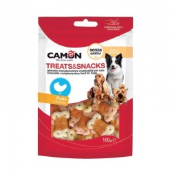 Camon | Friandise pour chien et chiot | Biscuits enrobés de poulet