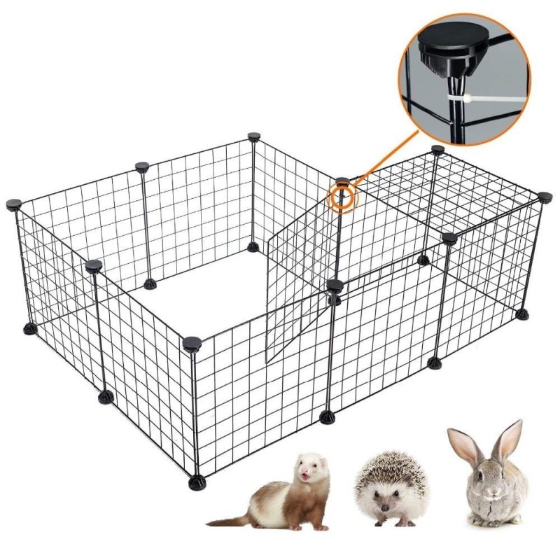 Parc modulable - Set complet pour lapins, rongeurs, chiots