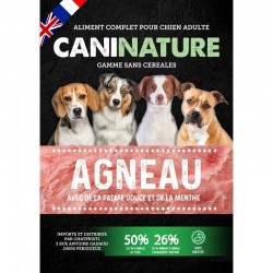 Caninature | Croquettes chien Adulte Agneau Grain Free