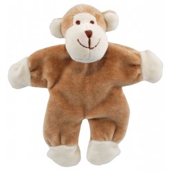 Martin Sellier | Jouet Peluche Bio singe sans rembourrage pour chien | 10 cm