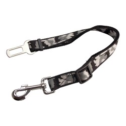 Jokidog | Laisse de sécurité-auto en nylon Camo noir | Chien