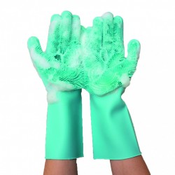Venteo Pet Silicone Glove | Gant silicone protecteur, nettoie vos animaux tout en les brossant