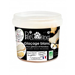 PetCooking | Mix Glaçage blanc pour biscuits chien et chat | 150g