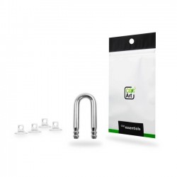 CO2Art | Raccord de tube en inox U-Bend + Ventouses x 4 Taille S