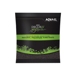 Aquael | Gravier noir pour d'aquarium d'eau douce spécial aquascaping | 1Kg