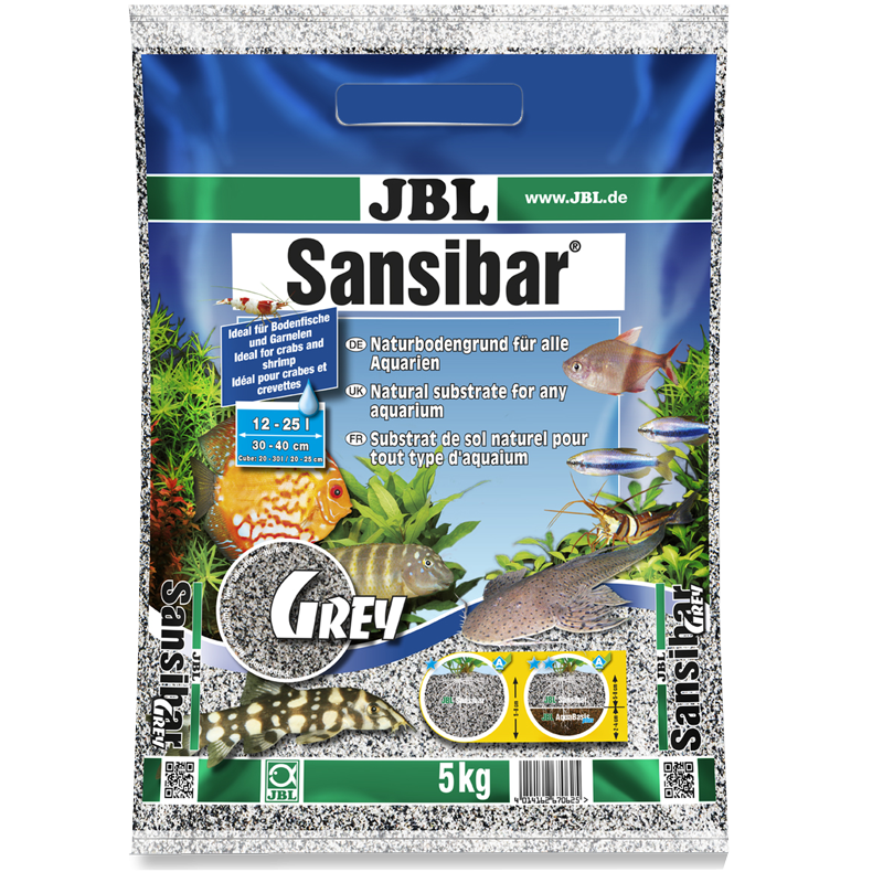Substrat Sansibar Grey - JBL - Substrat Gris Fin - 5kg