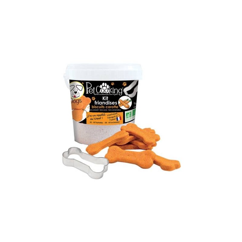 Kit friandises Biscuits Carotte pour chiens