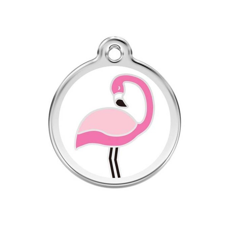 Médaille blanche  flamand Rose Red Dingo