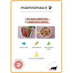 Miamnimaux 7 Plats frais de poulet et 7 plats frais de lieu - 150g