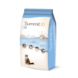 Summit 10 | Croquettes chats senior/light | Poulet, Poisson & Riz