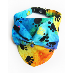 Chat || Bandana-Foulard Print Pattes Pride