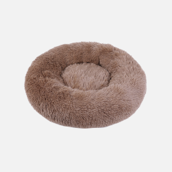 Wouapy | Chien et chat | Corbeille ronde moelleuse | Beige