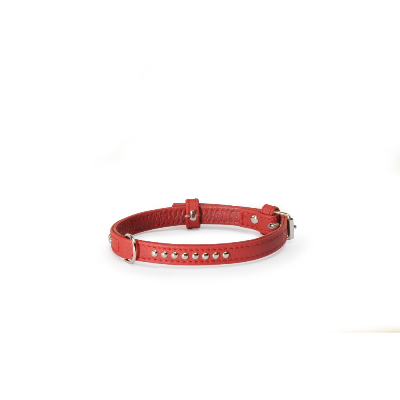 Camon Collier à Clous Rouge Pour chien