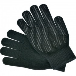 Gants équitation Unisize" - Couleur : noir, Taille : adulte