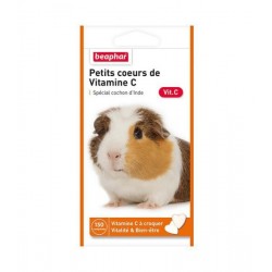 Petits cœurs de vitamines C pour cochon d'Inde