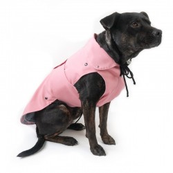 Dog Line | Chien | Manteau imperméable London Rose avec doublure