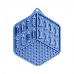 Tapis de léchage pour chien , Lick Mat Bleu