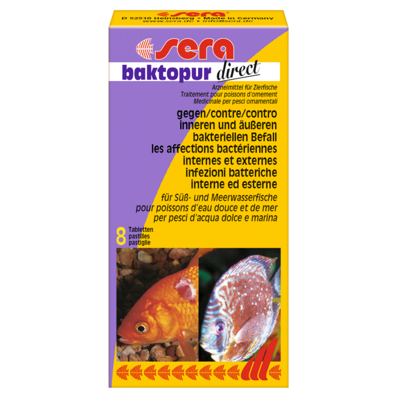 Sera Baktopur Direct | Conditionneur d'eau contre infections ...