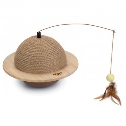 Designed by Lotte | Boule à bascule en sisal | Jouet pour chat