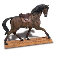 Figurine cheval avec selle classique