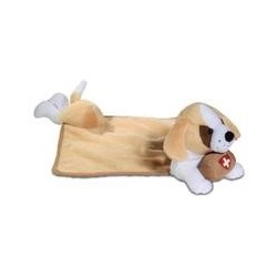 Doudou peluche chien Saint Bernard