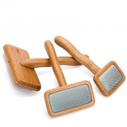 TrueLove | Brosse Carde en Bambou pour chien et chat