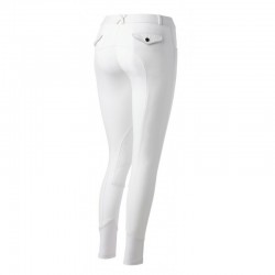 Pantalon EQUITHÈME "Pro" - Couleur : blanc