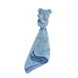 Karlie | Chien | Doudou ours bleu avec bruiteur de 40 cm