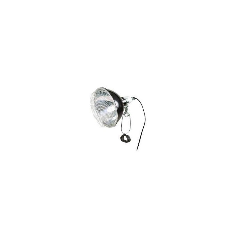 Lampe réflecteur à pince avec la grille de sécurité  ø 21 × 19 cm Puissance maxi: 250 W