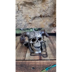 Crâne Viking 16x11x11,5cm