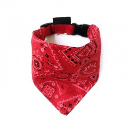 Karlie | Collier bandana pour chien | Rouge