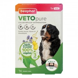 Beaphar VETOpure | Collier antiparasitaire grand chien | 65 cm