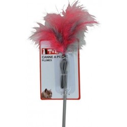 CANNE A PECHE PLUMES 40 CM