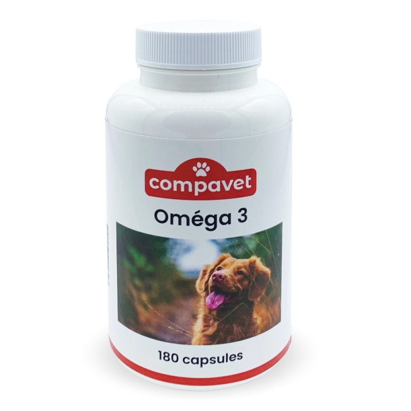 Compavet Chiens et Chats Oméga 3 en capsules Vitalité