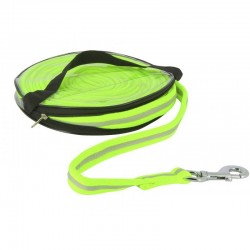 Longe de travail EQUITHÈME "High Visibility" - Couleur : jaune fluo, Taille : 8 m