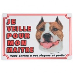 plaque de garde American Staffordshire terrier