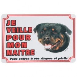 Plaque de Garde Rottweiler