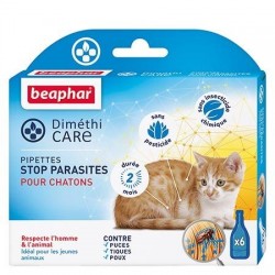 DiméthiCARE, pipettes stop parasites pour chatons