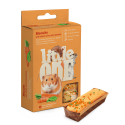 Little One - Biscuits à la carotte et aux épinards, 5x7 g
