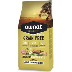 Prime Grain Free Junior Poulet & Dinde Ownat