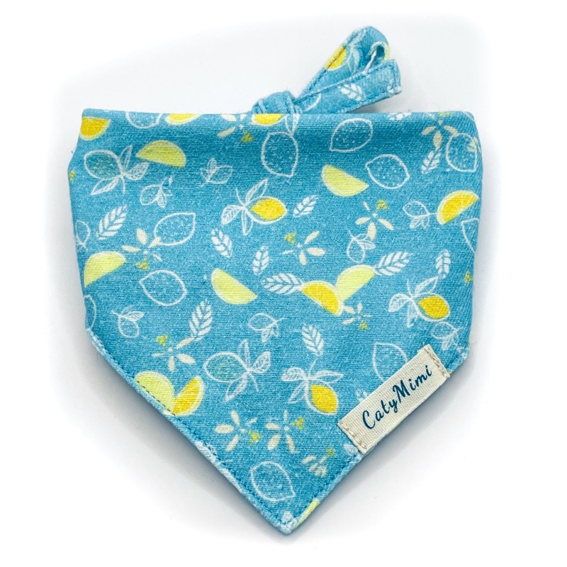 CatyMimi - Bandana motif CITRONNADE Accessoire pour chat CatyMimi - Bandana motif CITRONNADE Accessoire pour chat