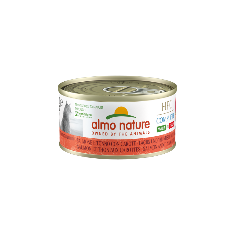 Almo Nature - HFC Saumon Thon & Carottes Complete Made in Italy 70g
