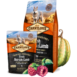 Carnilove Fresh Ostrich & Lamb for Small-Breed Dogs