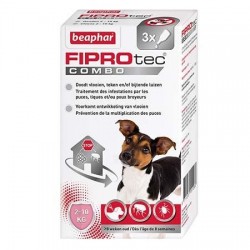 Beaphar - FIPROtec® COMBO 67mg/60,3mg Solution pour spot-on pour petits chiens