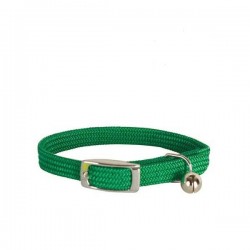 Ideal Dog | Collier nylon simple chromé | Pour chat