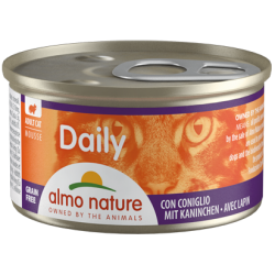 Almo Nature - Mousse avec Lapin 85g Daily Grain Free